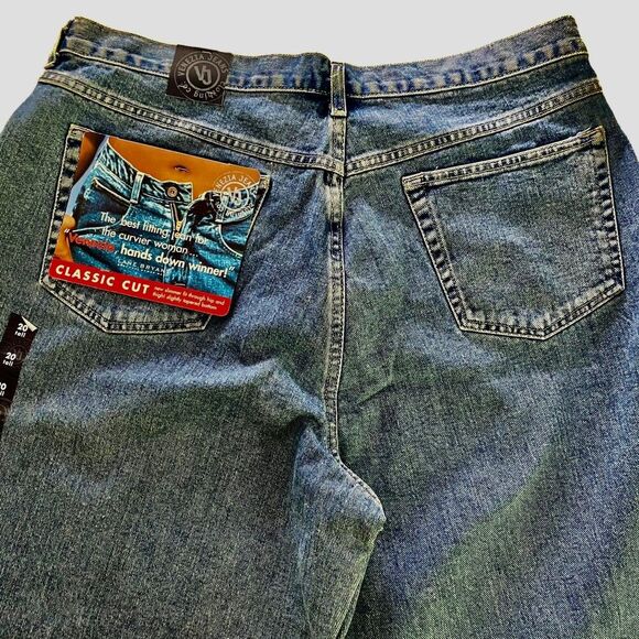 Venezia Jeans Womens 20 Tall Classic Cut Lane Bryant High Rise Tapered Denim - Picture 5 of 9